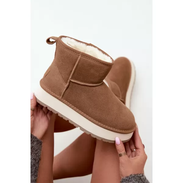  Dámské boty BIG STAR SHOES UU274692 BROWN/BEIGE 