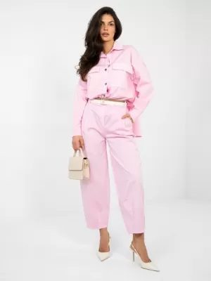 Dámské kalhoty ITALY MODA IT-SP-FL10125.78 BRIGHT PINK