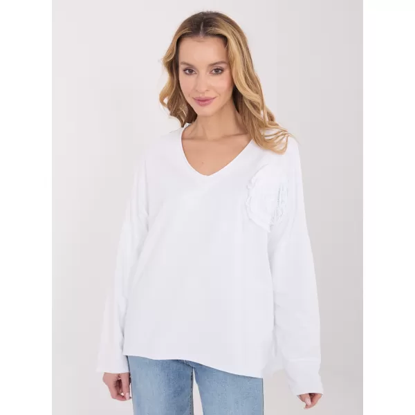  Dámská halenka FACTORY PRICE IT-BZ-6694.69 WHITE 