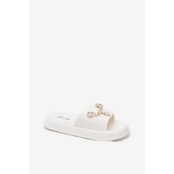  Dámské pantofle BOTO 56160 WHITE 