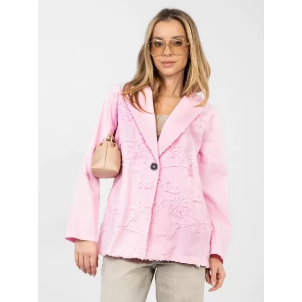  Dámská bunda RUE PARIS IT-MA-FL9992.97 BRIGHT PINK 