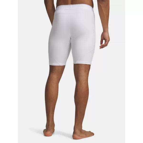  Pánské kraťasy UNDER ARMOUR HG ELITE LONG SHORTS 6015388-100 BÍLÁ 