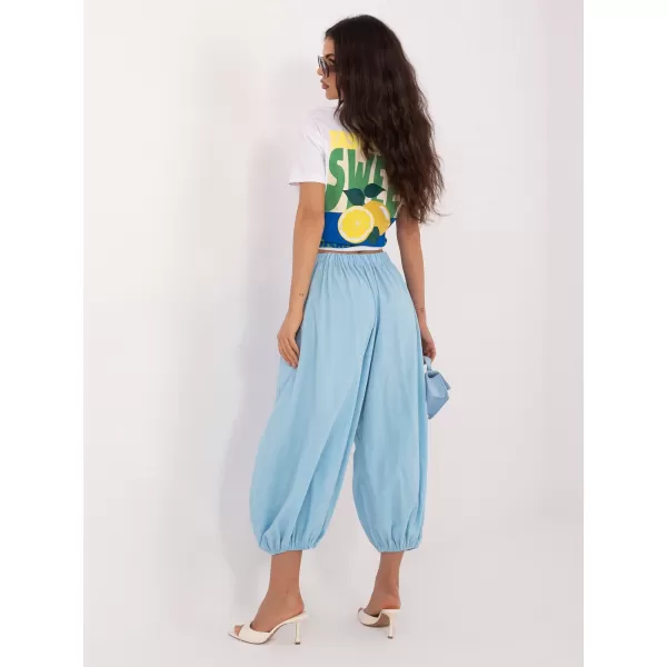  Dámské kalhoty ITALY MODA IT-SP-FL10309-1.02 LIGHT BLUE 