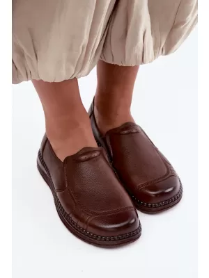 Dámské polobotky VINCEZA 107241 BROWN