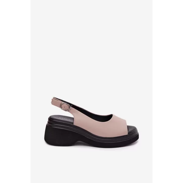  Dámské sandály VINCEZA 66936 BEIGE 