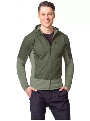 Pánská mikina HANNAH NIRON PRO DEEP DEPTHS/DEEP LICHEN GREEN