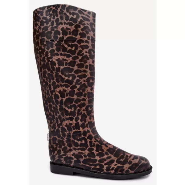 Dámské holínky BOTO 5226 LEOPARD PRINT 