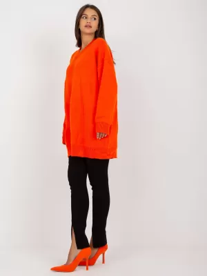 Dámský svetr RUE PARIS LC-SW-0341.38P ORANGE