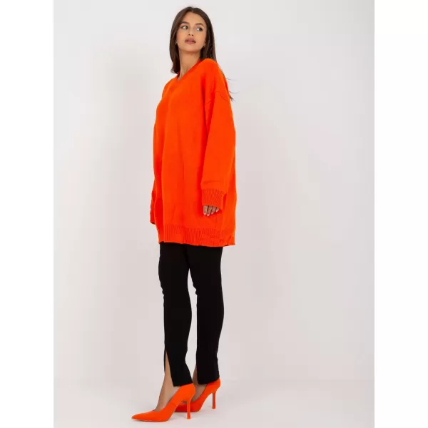  Dámský svetr RUE PARIS LC-SW-0341.38P ORANGE 