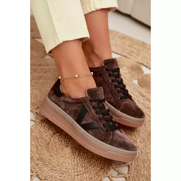  Dámské tenisky VINCEZA 79597 BROWN 