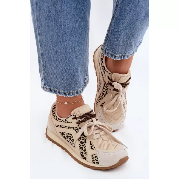  Dámské tenisky BIG STAR SHOES TT274549 BEIGE 