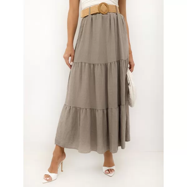  Dámská sukně ITALY MODA MO-SD-25013.48 DARK BEIGE 