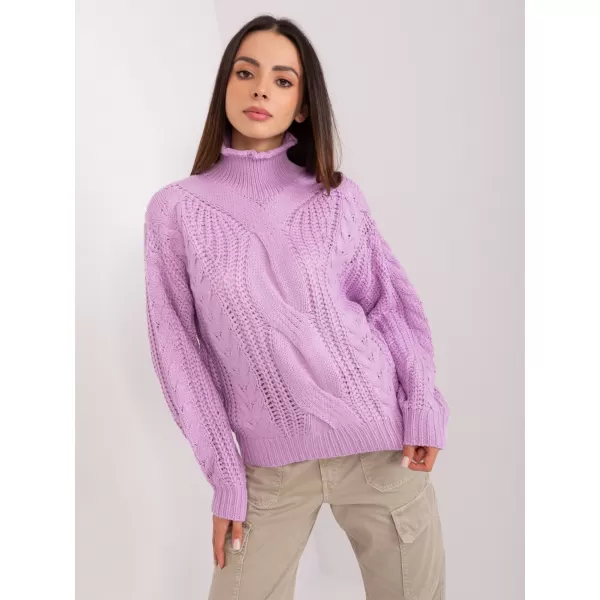  Dámský svetr WOOL FASHION ITALIA AT-SW-2350.91P BRIGHT PURPLE 