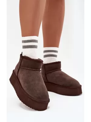 Dámské sněhule VINCEZA 97962 CHOCOLATE