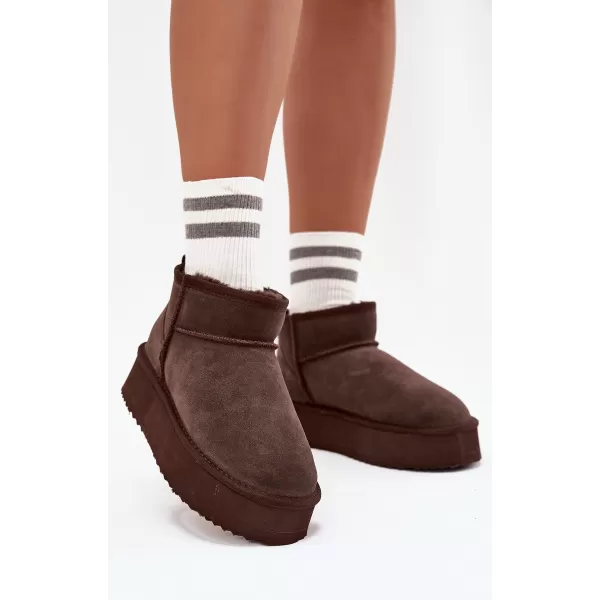  Dámské sněhule VINCEZA 97962 CHOCOLATE 