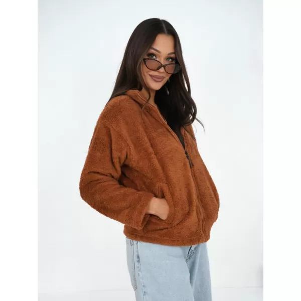  Dámská mikina FACTORY PRICE CS-BL-BT1033.09 LIGHT BROWN 