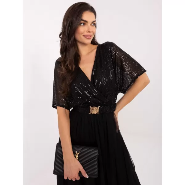  Dámské šaty ITALY MODA MI-SK-62464.27 BLACK 