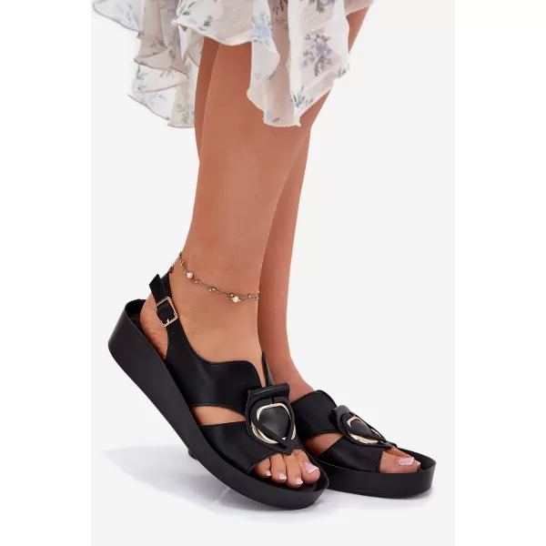  Dámské sandály S.BARSKI KV51-031 BLACK 