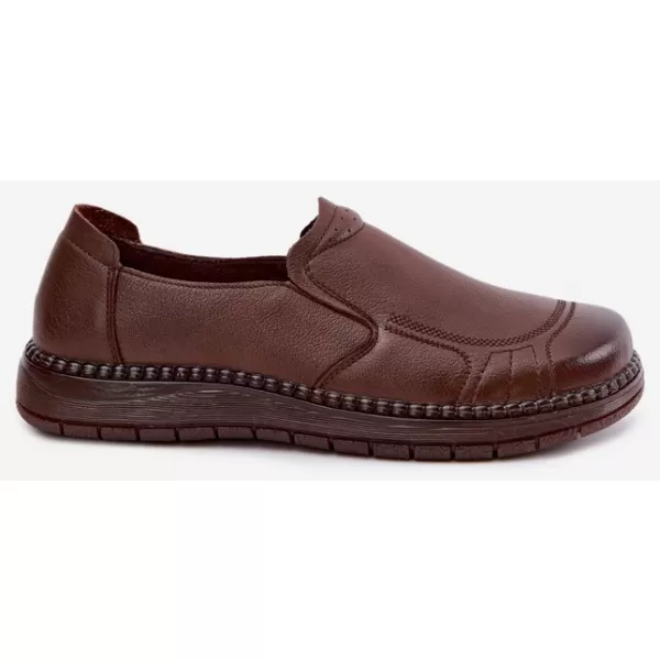  Dámské polobotky VINCEZA 107241 BROWN 