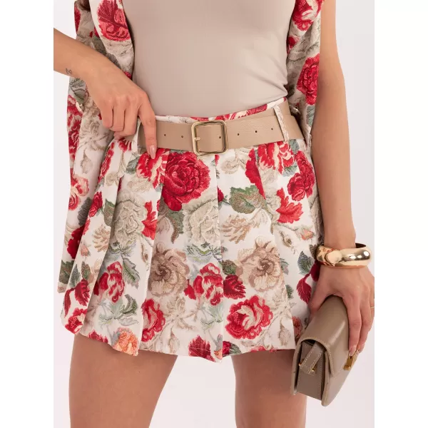  Dámské kraťasy ITALY MODA IT-SN-FL8757-2.18 RED 