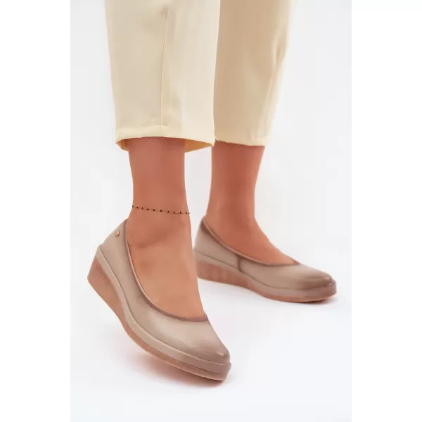  Dámské polobotky VINCEZA 39987 BEIGE 