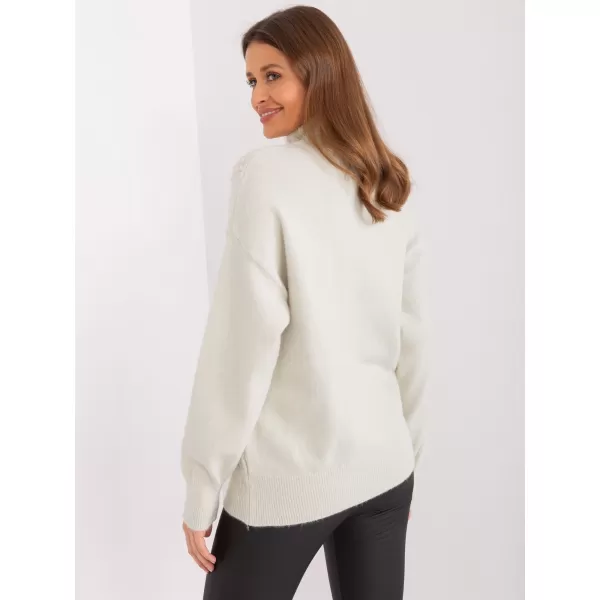  Dámský svetr WOOL FASHION ITALIA AT-SW-23401.97P PISTACHIO 