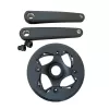 Kliky Crankset Delta 170Q:8 (L+R) Isis Black mate w/36T CF3D w/GXU Spider CL53 and CG TJ w/M15