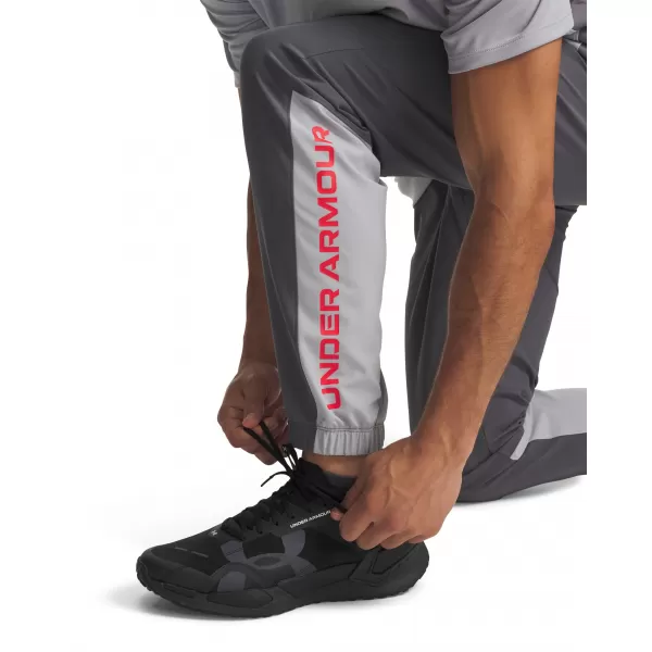  Pánské sportovní kalhoty UNDER ARMOUR UA TECH UTILITY WOVEN PANT 6013802-025 ŠEDÁ 