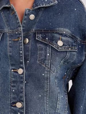Dámská bunda ITALY MODA IR-KR-G01.15 DARK BLUE