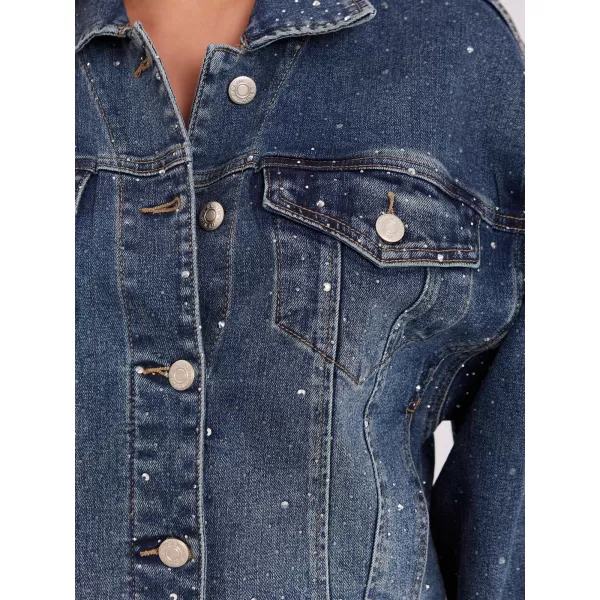  Dámská bunda ITALY MODA IR-KR-G01.15 DARK BLUE 