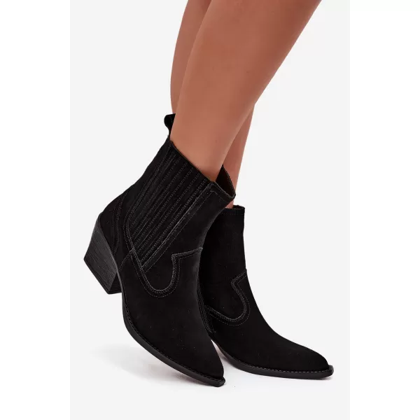  Dámské kotníkové boty BOTO 6350 BLACK 