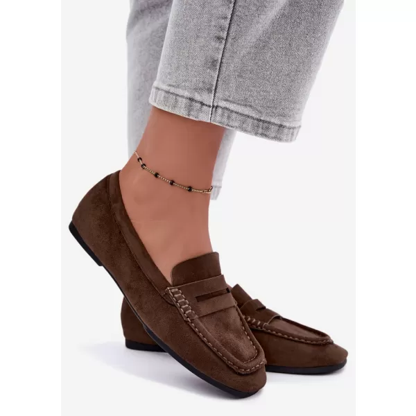  Dámské mokasíny BOTO D-307 DARK BEIGE 