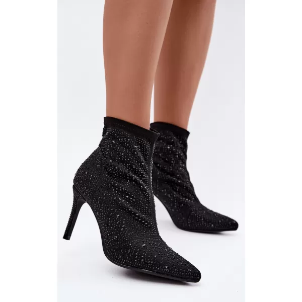  Dámské boty S.BARSKI HY62-8138 BLACK 