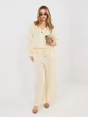 Dámské kalhoty ITALY MODA IT-SP-2873.02 BRIGHT YELLOW