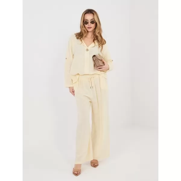  Dámské kalhoty ITALY MODA IT-SP-2873.02 BRIGHT YELLOW 