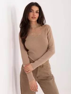 Dámský svetr FACTORY PRICE PM-SW-YIS1078.81 BEIGE