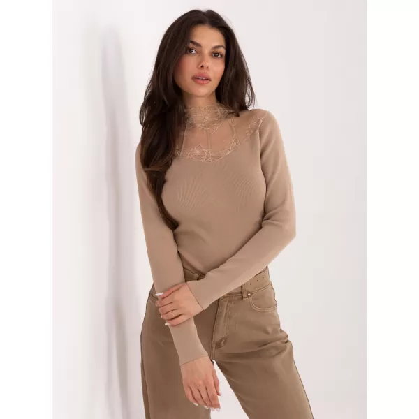  Dámský svetr FACTORY PRICE PM-SW-YIS1078.81 BEIGE 