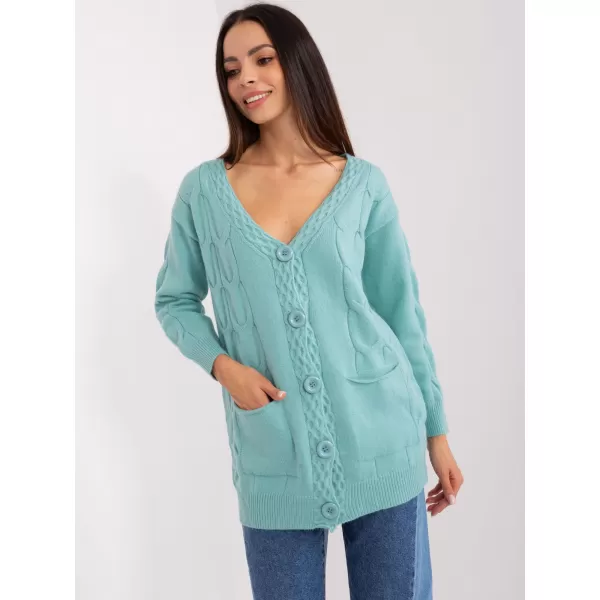  Dámský svetr WOOL FASHION ITALIA AT-SW-2241.36P MINT 