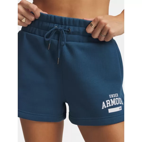  Dámské kraťasy UNDER ARMOUR ICON FLC NOV SHORT 6010982-498 MODRÁ 