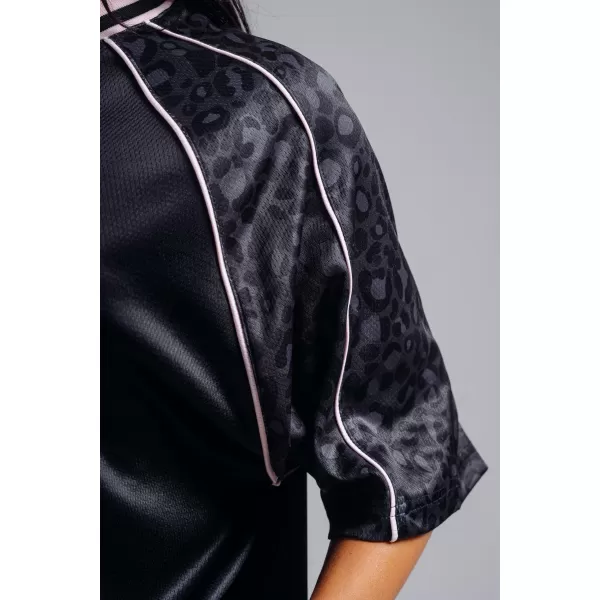  Oversized tričko 97 NEBBIA PRIMAL 862 BLACK LEOPARD 