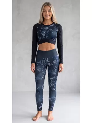 Dámské legíny premium (nové velikosti) ALTISPORT VOJ/ALW110LEG05 ČERNÁ