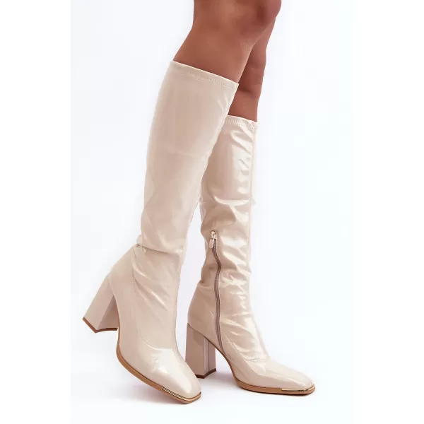  Dámské kozačky BOTO C-238/RB152P BEIGE 