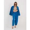Dámské kalhoty RUE PARIS IT-SP-FL9665.14 COBALT