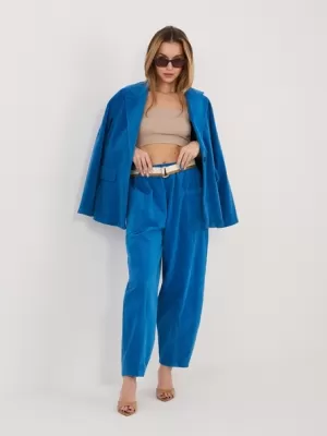 Dámské kalhoty RUE PARIS IT-SP-FL9665.14 COBALT