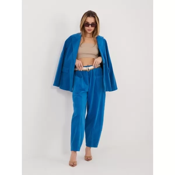  Dámské kalhoty RUE PARIS IT-SP-FL9665.14 COBALT 