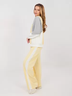 Dámská tepláková souprava RUE PARIS IT-KMPL-22210.93 BRIGHT YELLOW