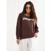 Dámská mikina RUE PARIS RV-BL-A1221.13 DARK BROWN