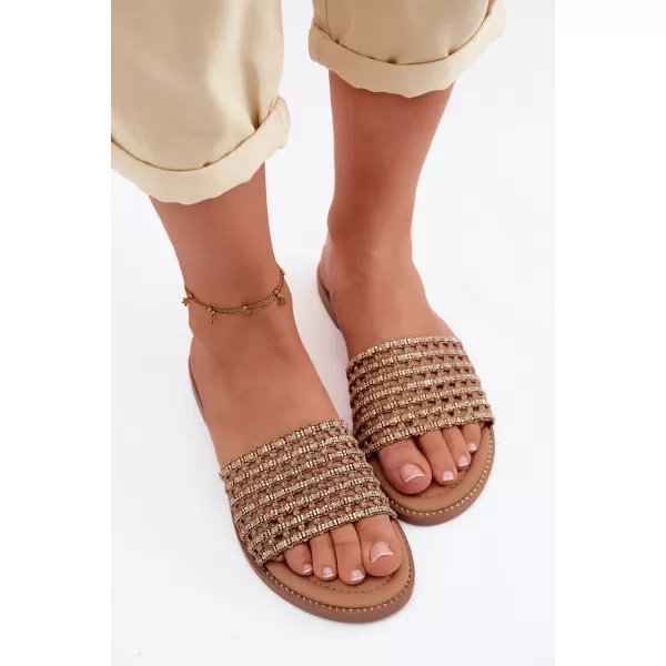  Dámské pantofle BOTO 26SD98-9832 BROWN 