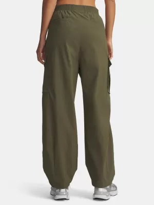 Dámské kalhoty UNDER ARMOUR UA UNSTOPPABLE RSTOP CARGO 6007025-390 ZELENÁ