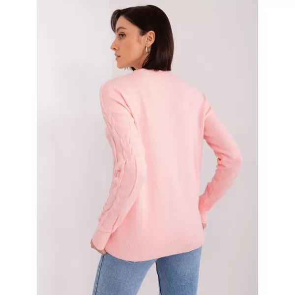  Dámský svetr WOOL FASHION ITALIA AT-SW-2340.22 BRIGHT PINK 